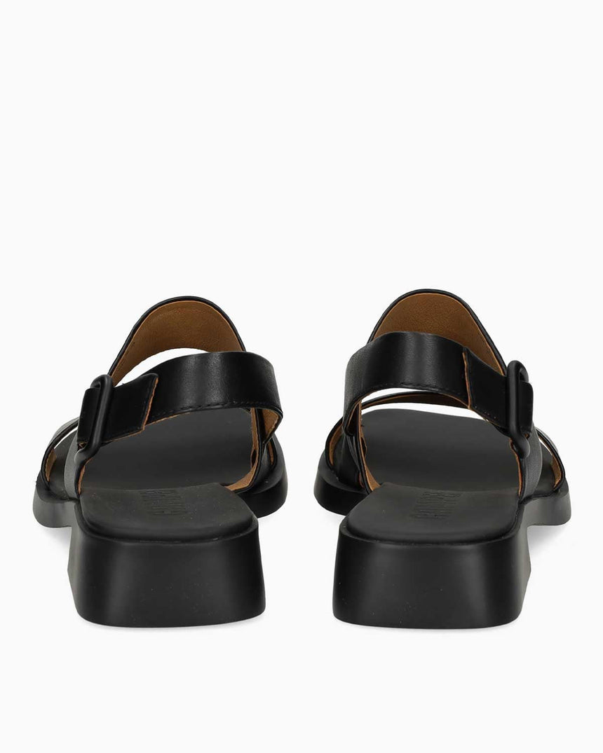 Camper Deri Sandalet Siyah