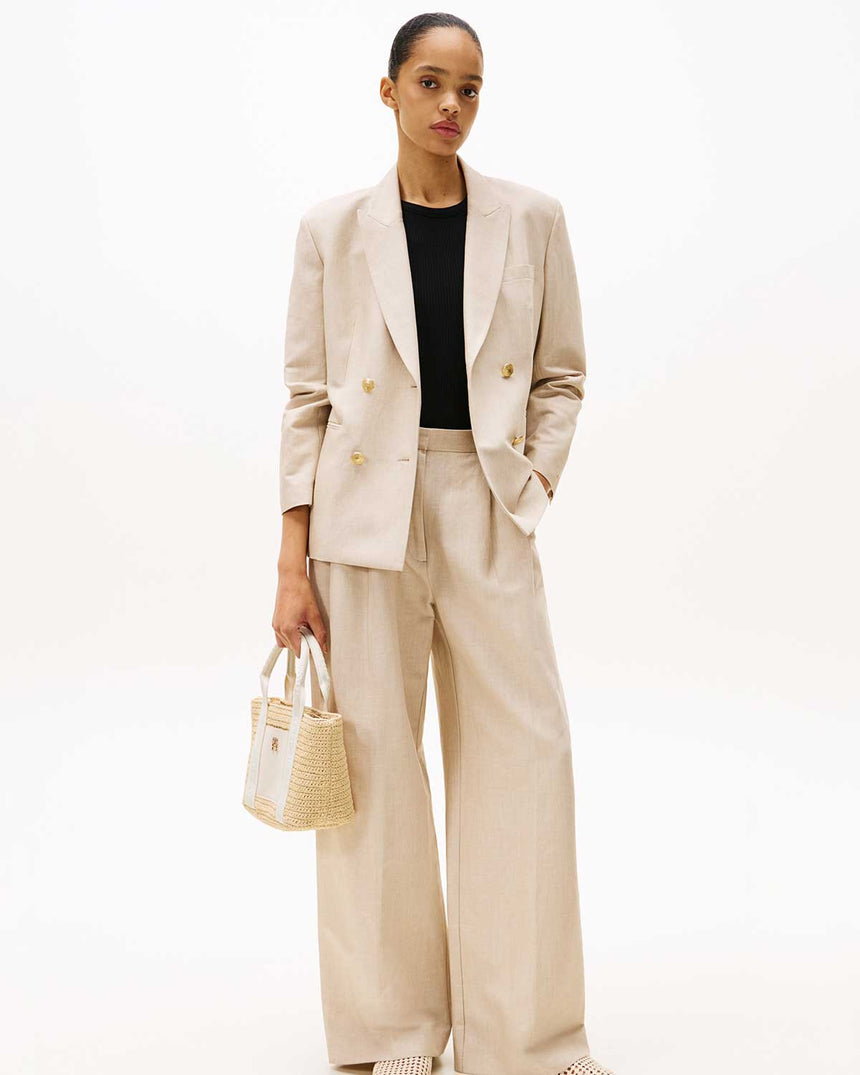 Tommy Hilfiger Spring Logotape Tote Omuz Çantası Sugarcane