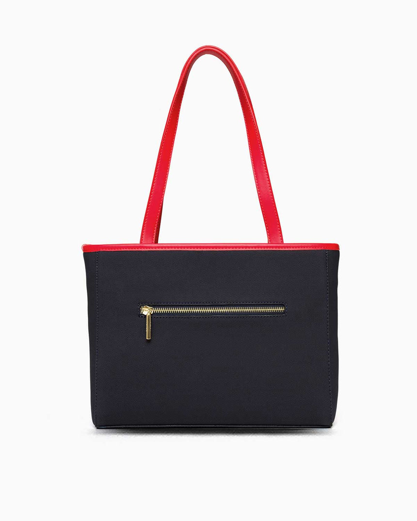 Us Polo Assn Gold Logo Detaylı Omuz Çantası Lacivert - Kırmızı - Beyaz