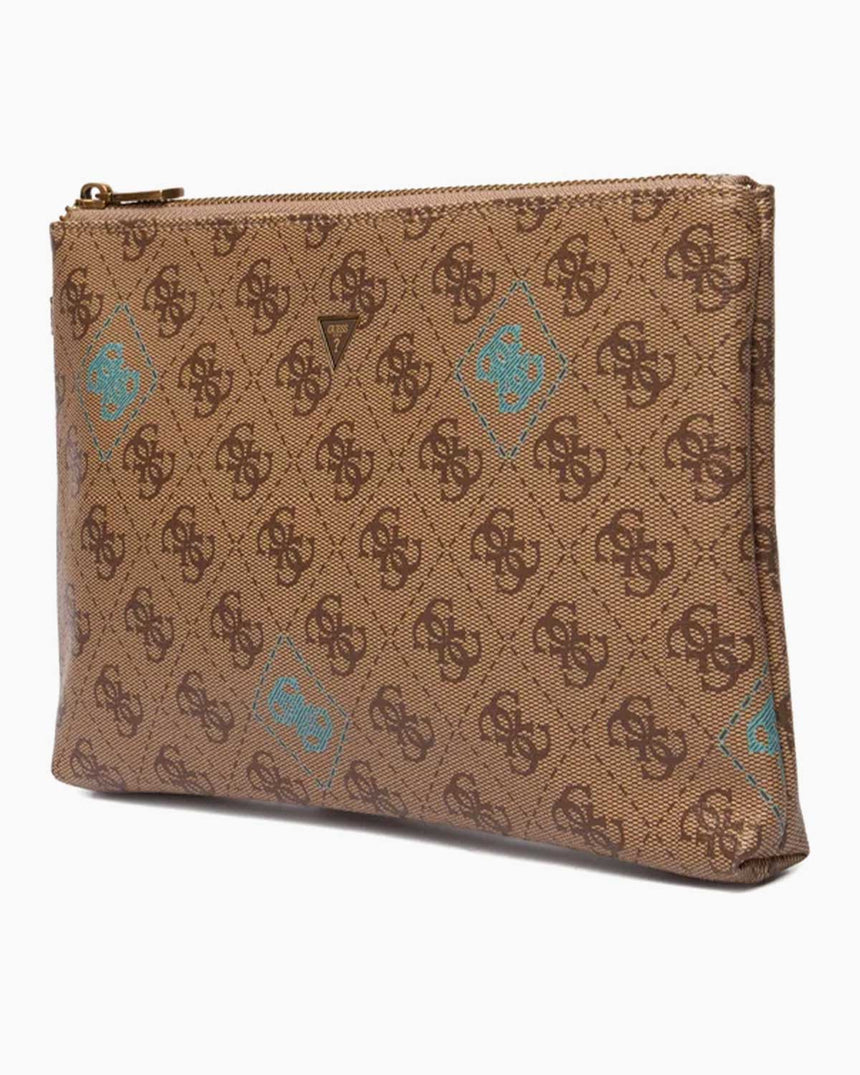 Guess Bath Milano Erkek Makyaj Torbası Çantası Beige/Blue