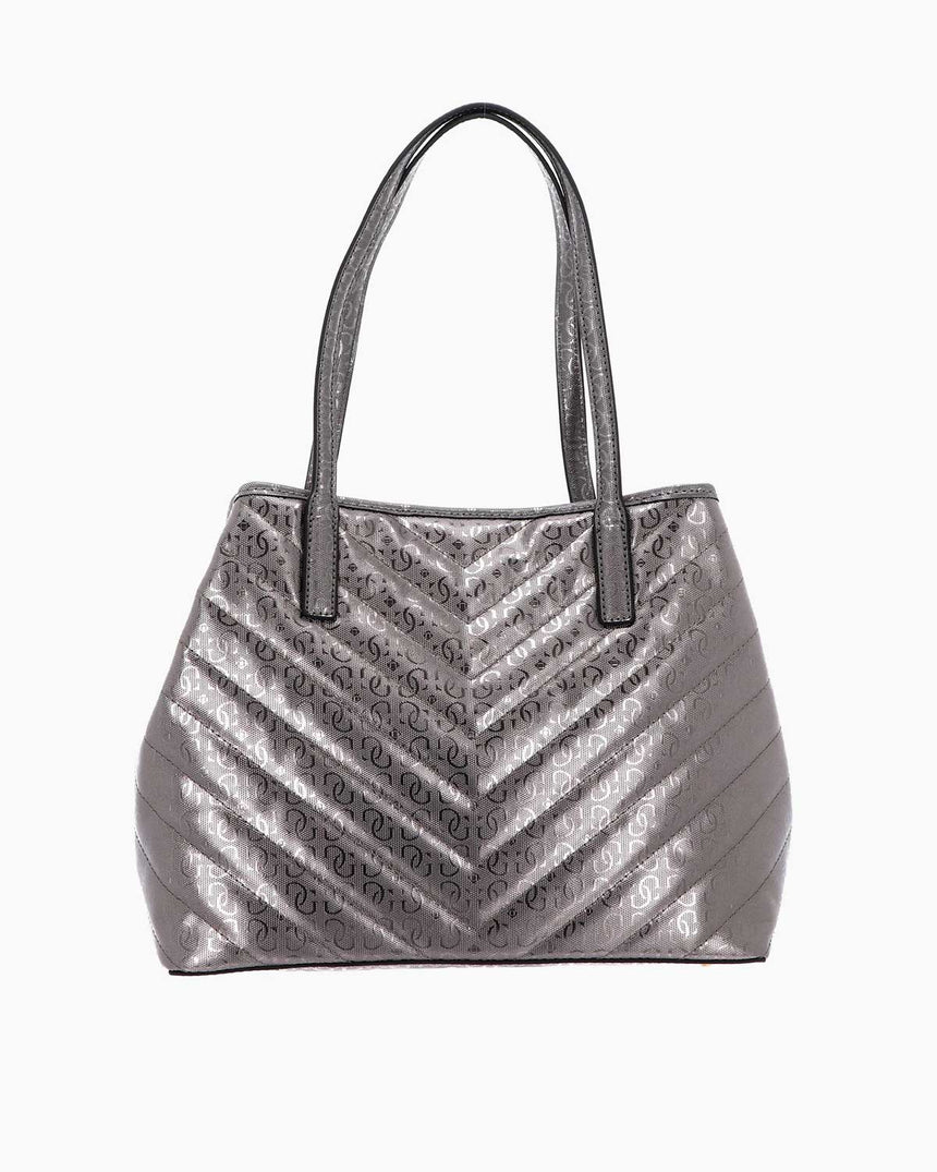 Guess Vikky Tote Omuz Çantası Pewter