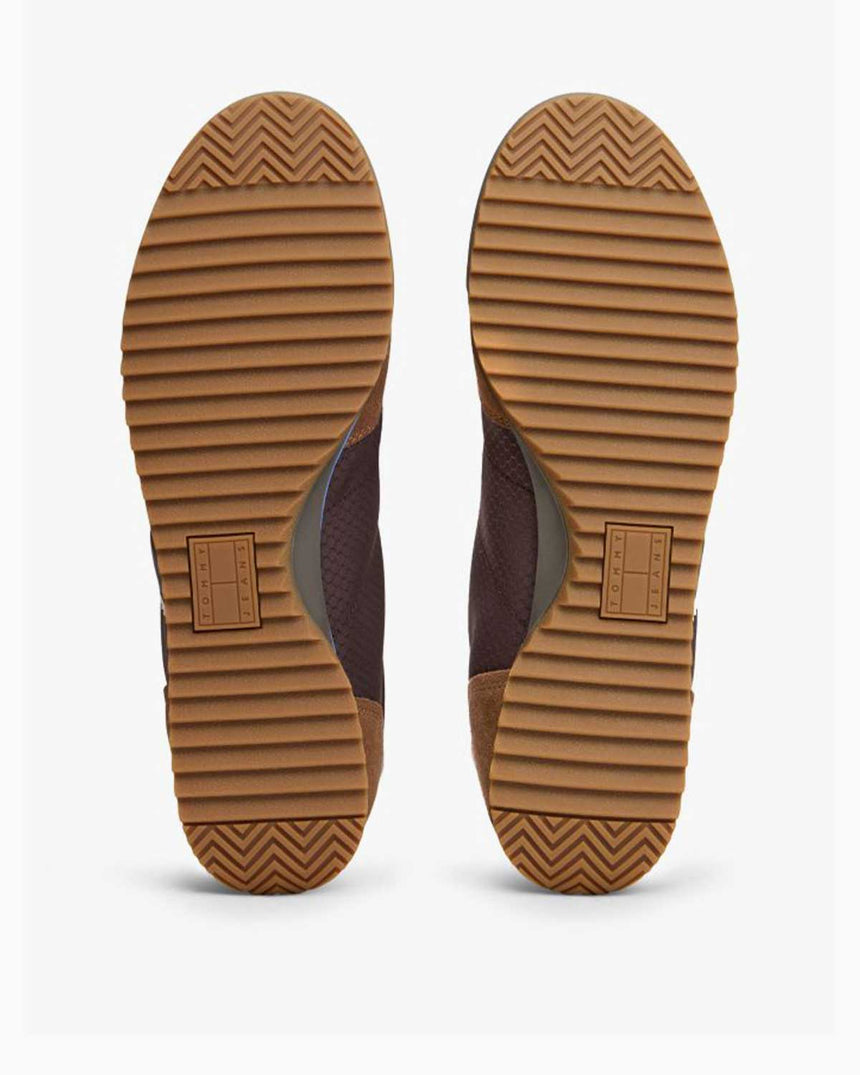 Tommy Hilfiger Alphacleat Retro Runner Kışlık Erkek Sneaker Cracked Earth