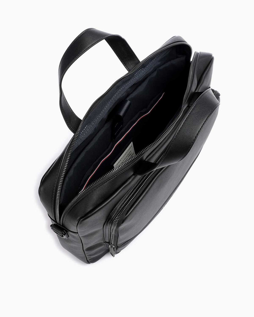 Tommy Hilfiger Essential Slim Computer Laptop Çantası Siyah
