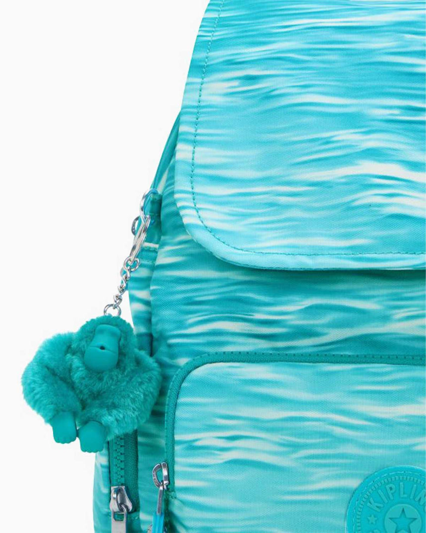 Kipling City Pack Zip Basic Sırt Çantası Aqua Pool