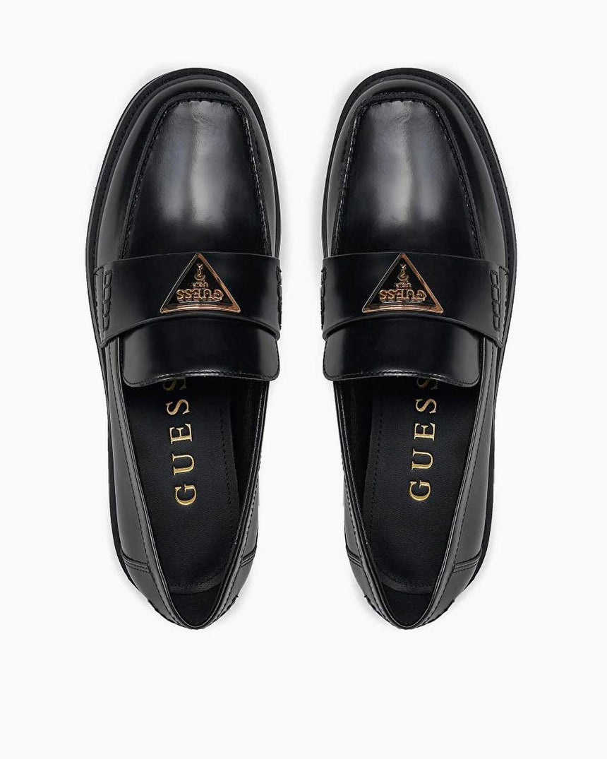 Guess Statha Hakiki Deri Makosen Ayakkabı Black