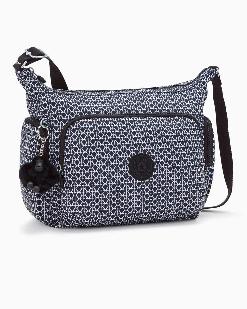 Kipling Gabbie Basic Omuz Çantası Signature Print
