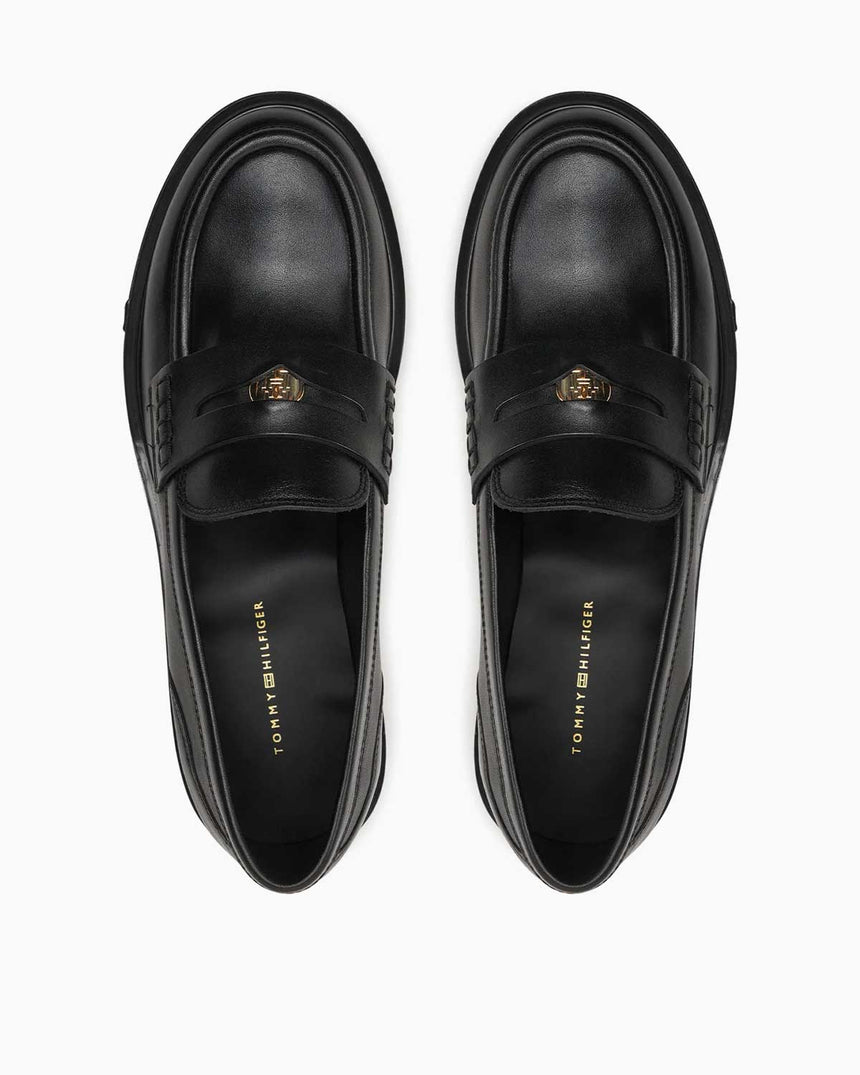 Tommy Hilfiger Penny Loafer Kadın Ayakkabı Black