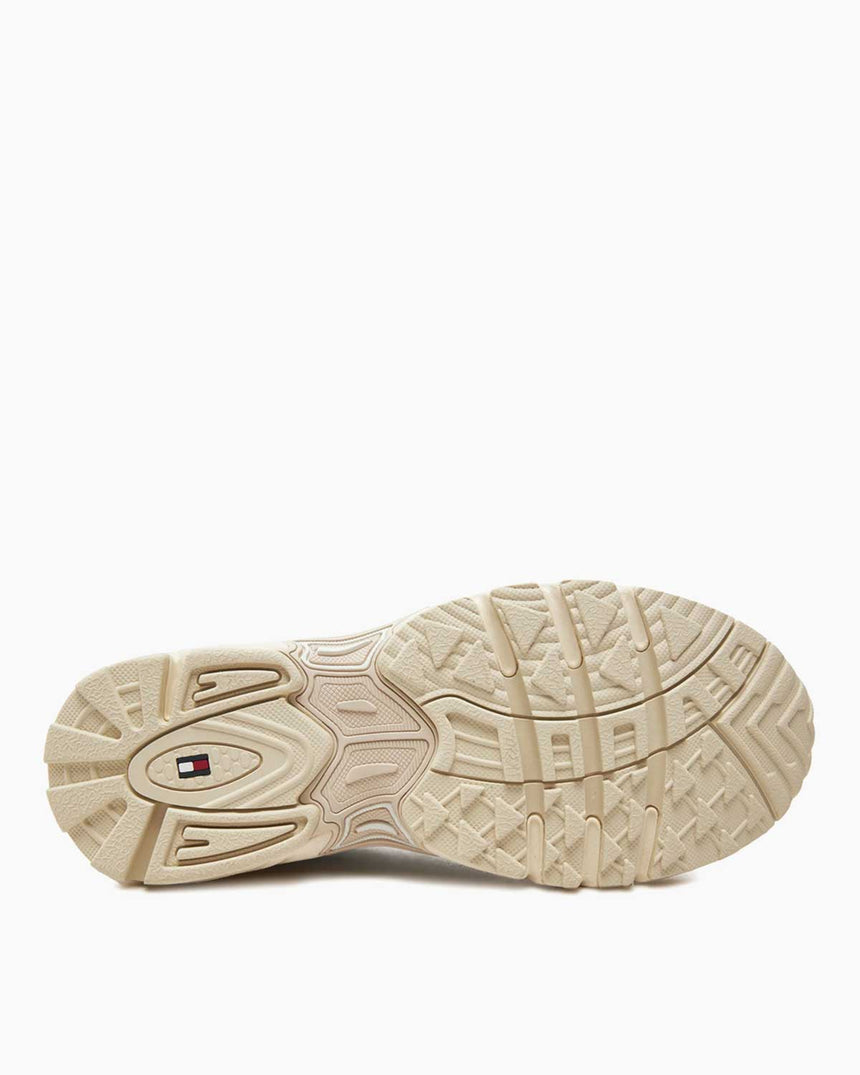 Tommy Hilfiger TJW Archive Retro Runner Kadın Sneaker Ecru