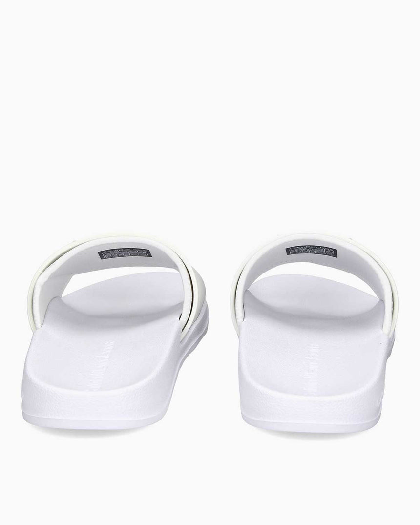 Calvin Klein Slide Rubber Neopren Monogram Slide Terlik Bright White