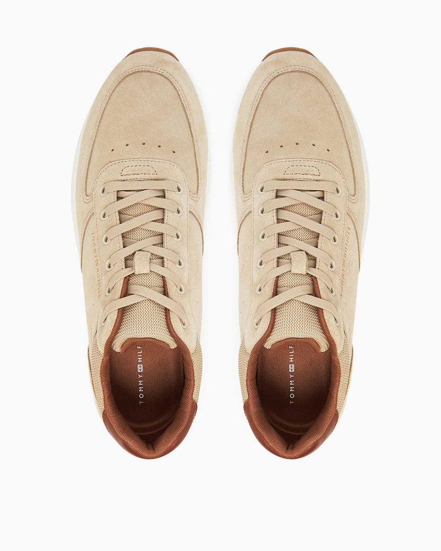 Tommy Hilfiger Newport Premium Hibrit Süet Erkek Sneaker Sandalwood