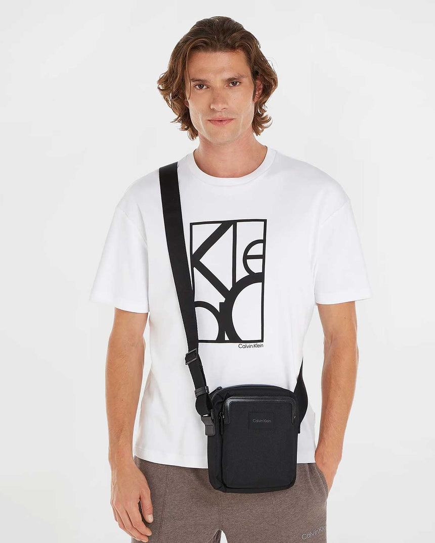 Calvin Klein Remote Pro Reporter Çapraz Askılı Çanta CK Black