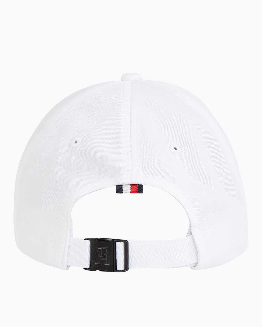 Tommy Hilfiger Logolu 6 Panel Şapka Th Optic White