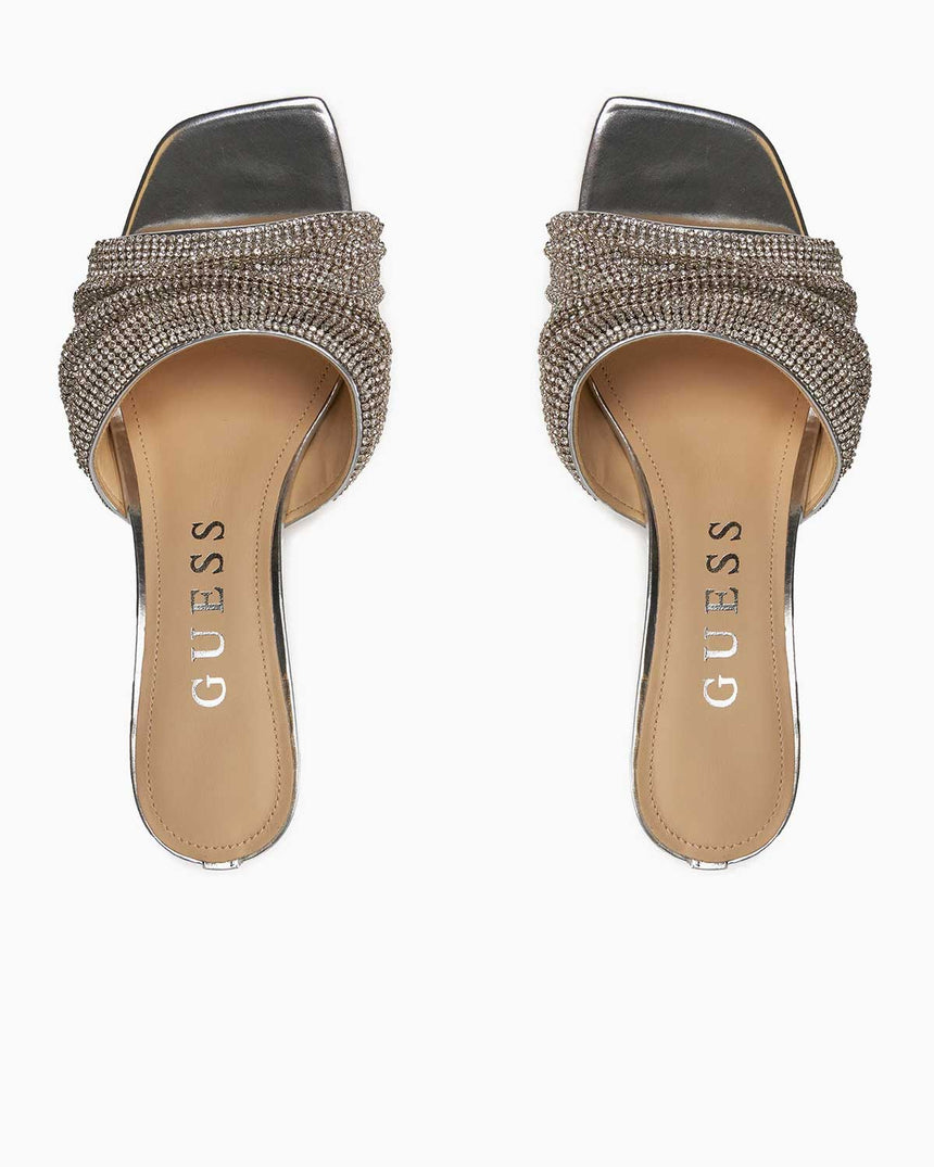 Guess Hadey Logolu Topuklu Sandalet