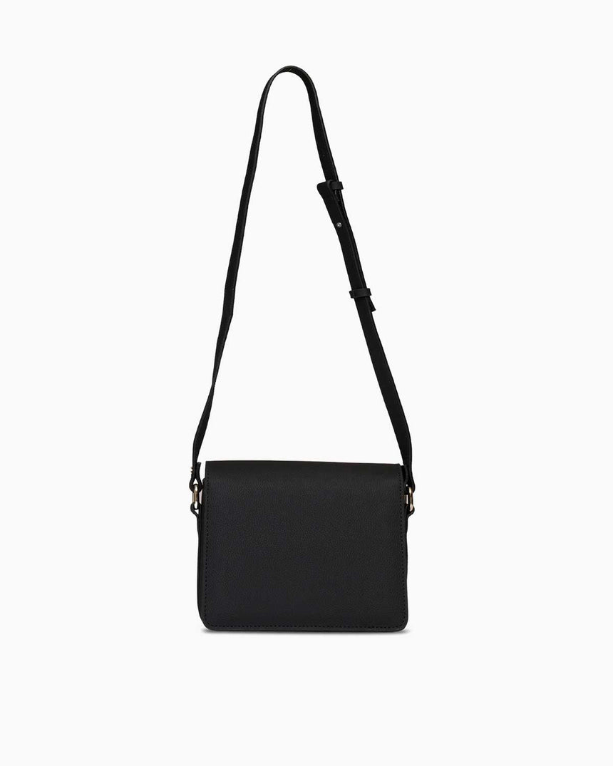 Nautica Mıknatıs Kapaklı Çapraz Askılı Çanta Siyah