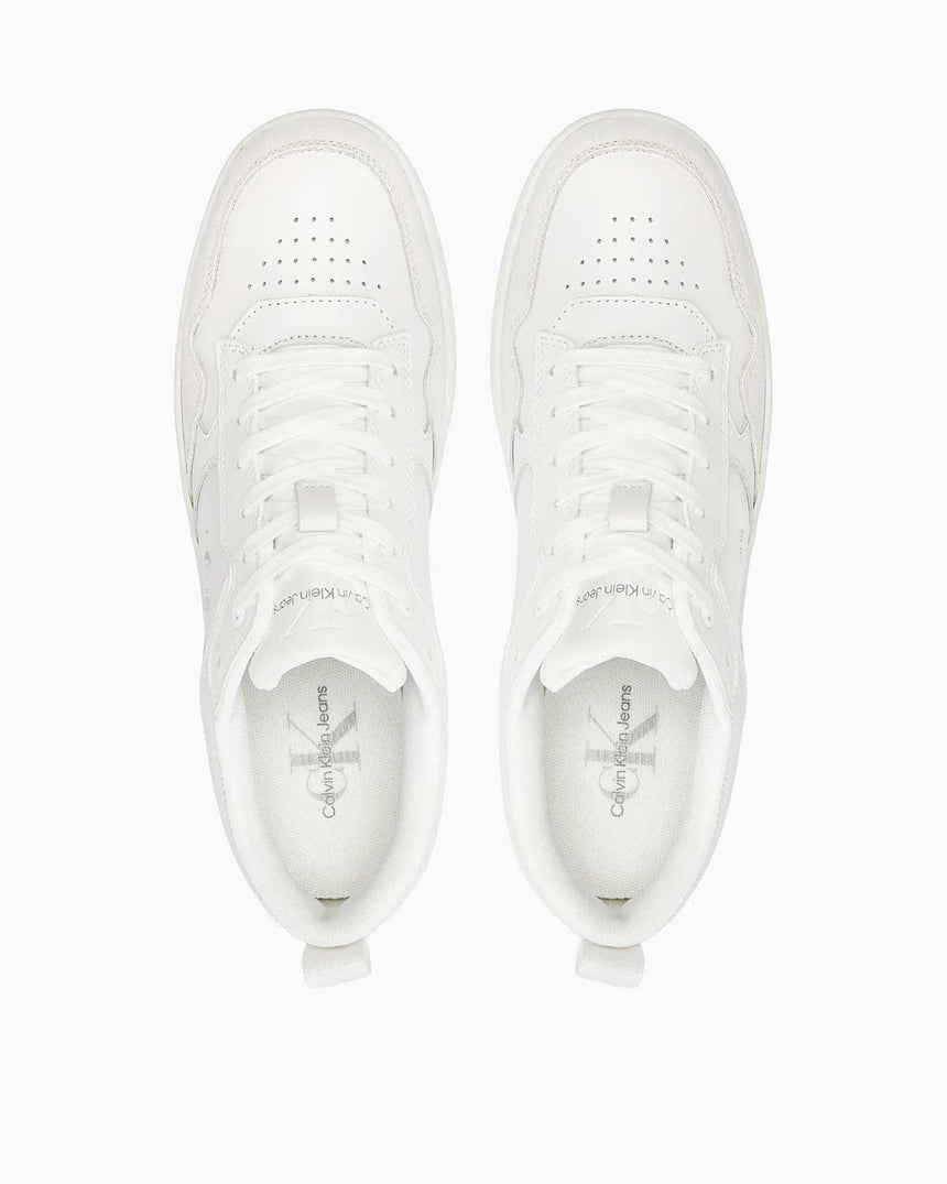 Calvin Klein Basket Cupsole Erkek Sneakers Triple Bright White