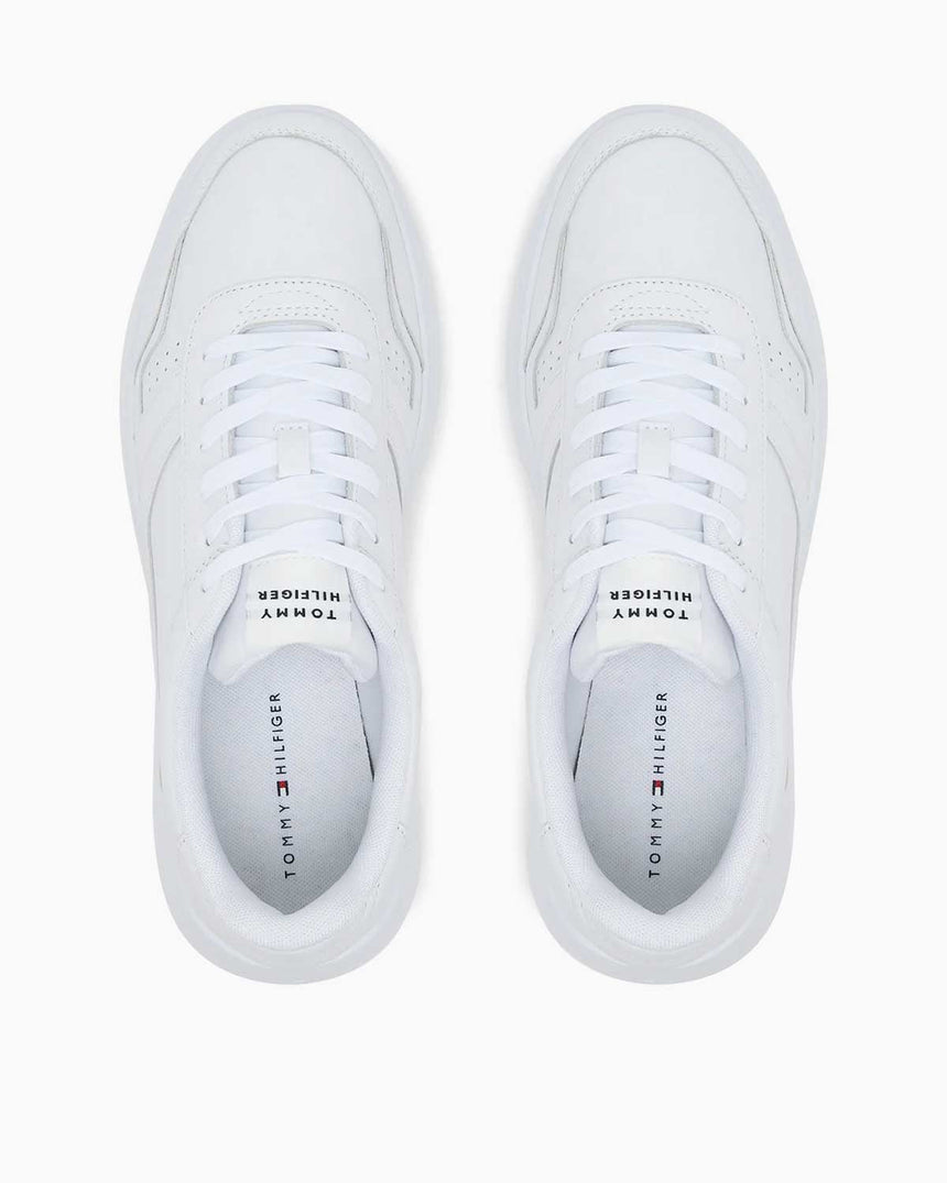 Tommy Hilfiger Haven Parlak Deri Erkek Sneaker White