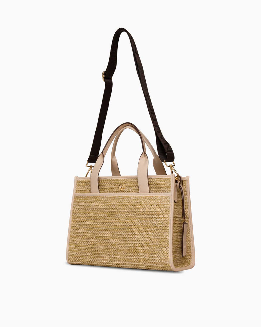 Nautica Logolu El Çantası Bej - Bej