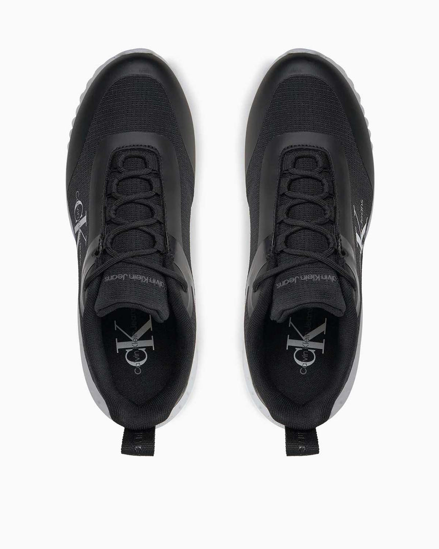 Calvin Klein Eva Runner Low Lace Mix Sneakers Black