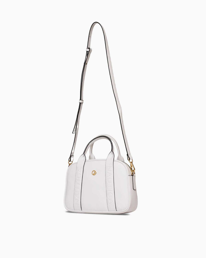 Nautica Ladies Logolu El Çantası Beyaz