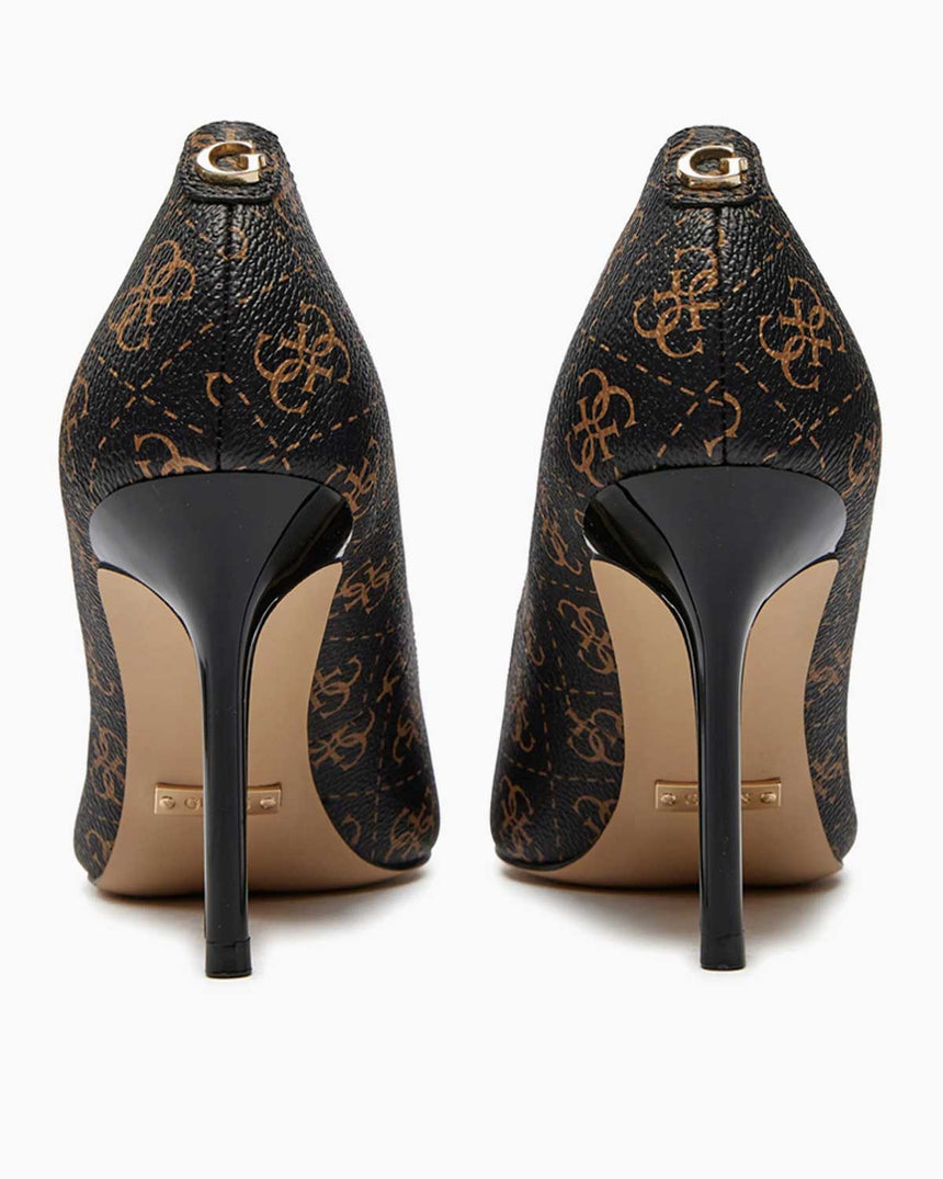 Guess Pump Dabbey Stiletto Brown Ocra