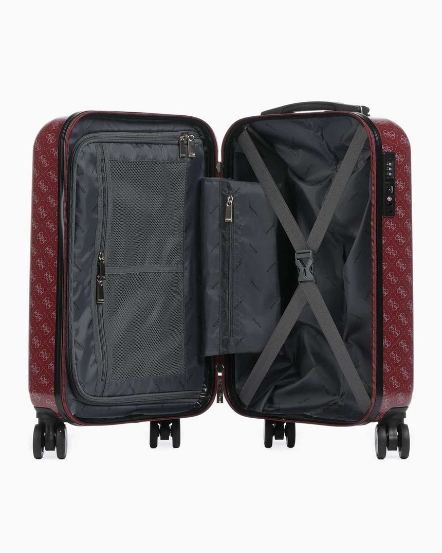 Guess Jescop 18 In 8-Wheeler Kabin Boy Valiz Claret