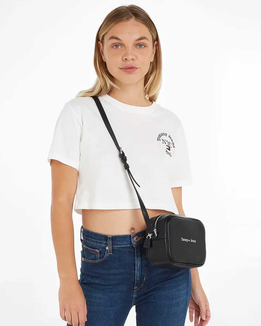 Tommy Jeans Logolu Camera Bag Black
