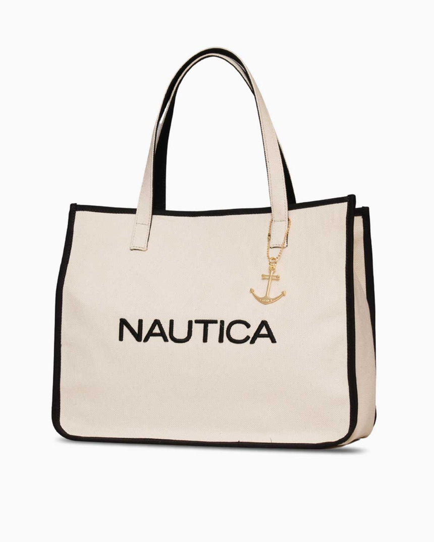 Nautica Ladies Çapraz Askılı Çanta Bej - Siyah