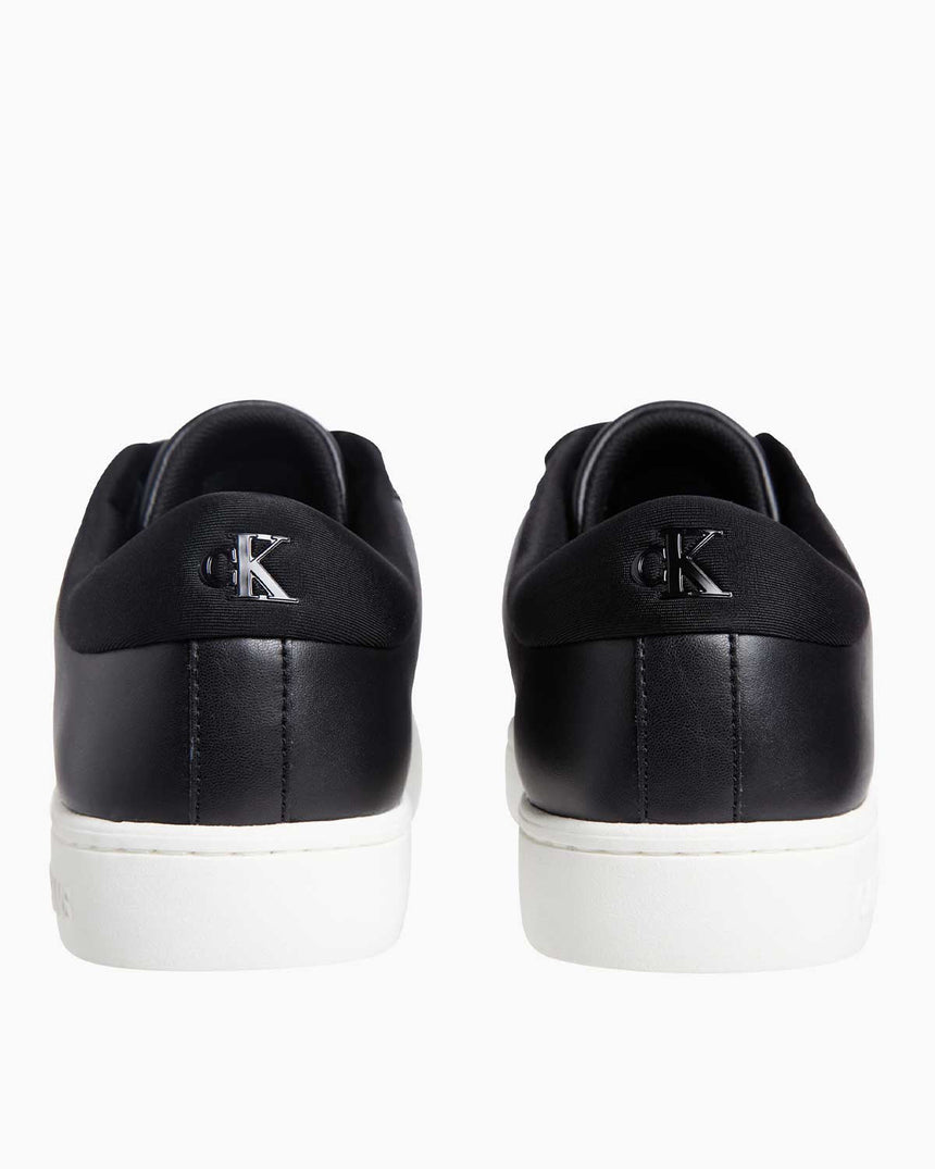 Calvin Klein Jeans Classic Cupsole Lace Up Sneaker Black/Bright White