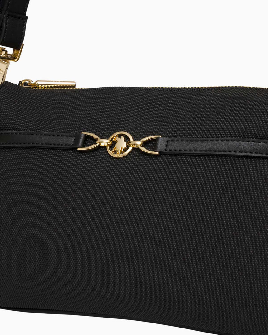 Us Polo Assn Çıkarılabilir Askılı Omuz Çantası Siyah