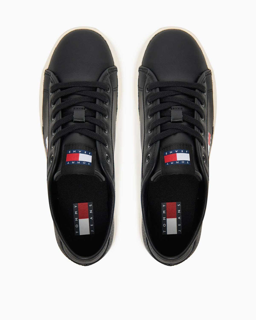 Tommy Hilfiger Gillian Ultra Hafif Kadın Kort Sneaker Black