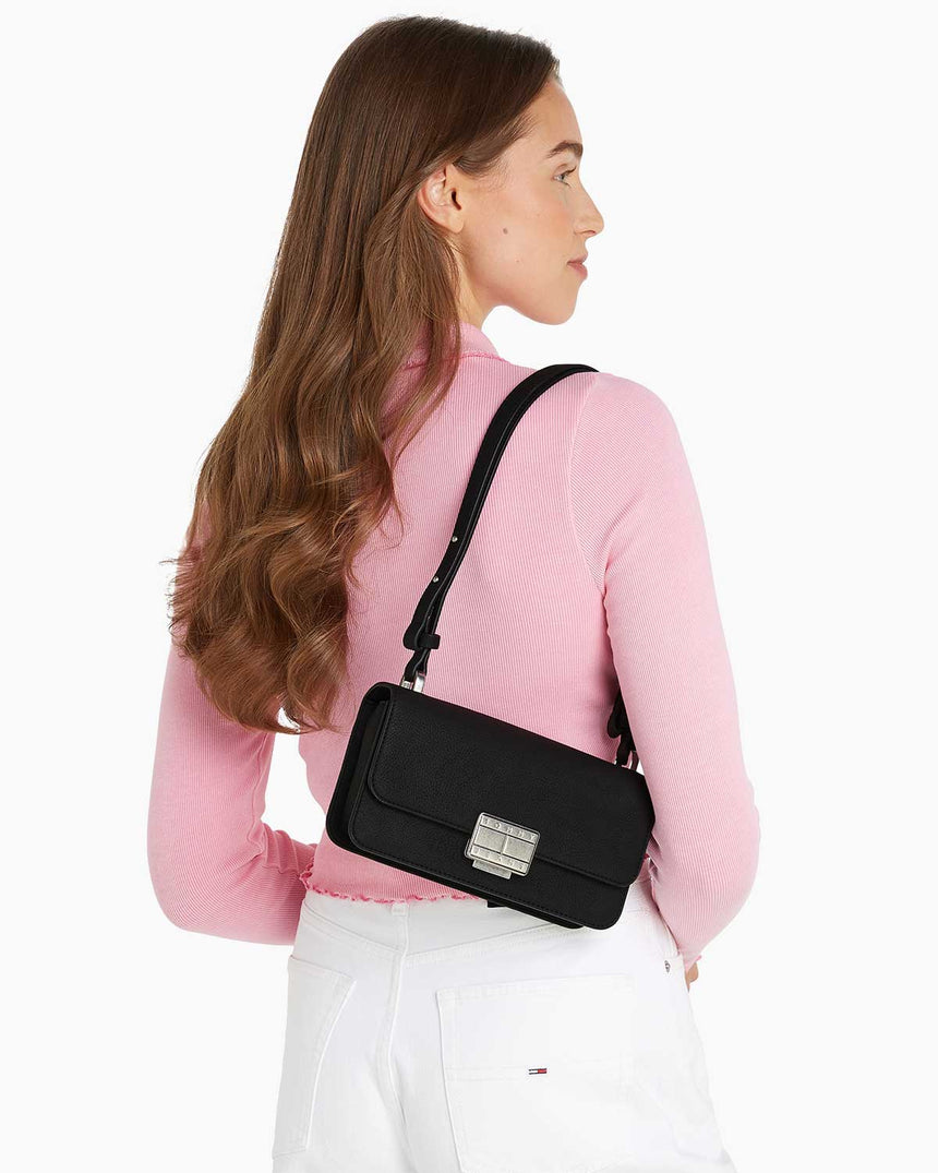 Tommy Hilfiger Fashionista Çapraz Askılı Çanta Black