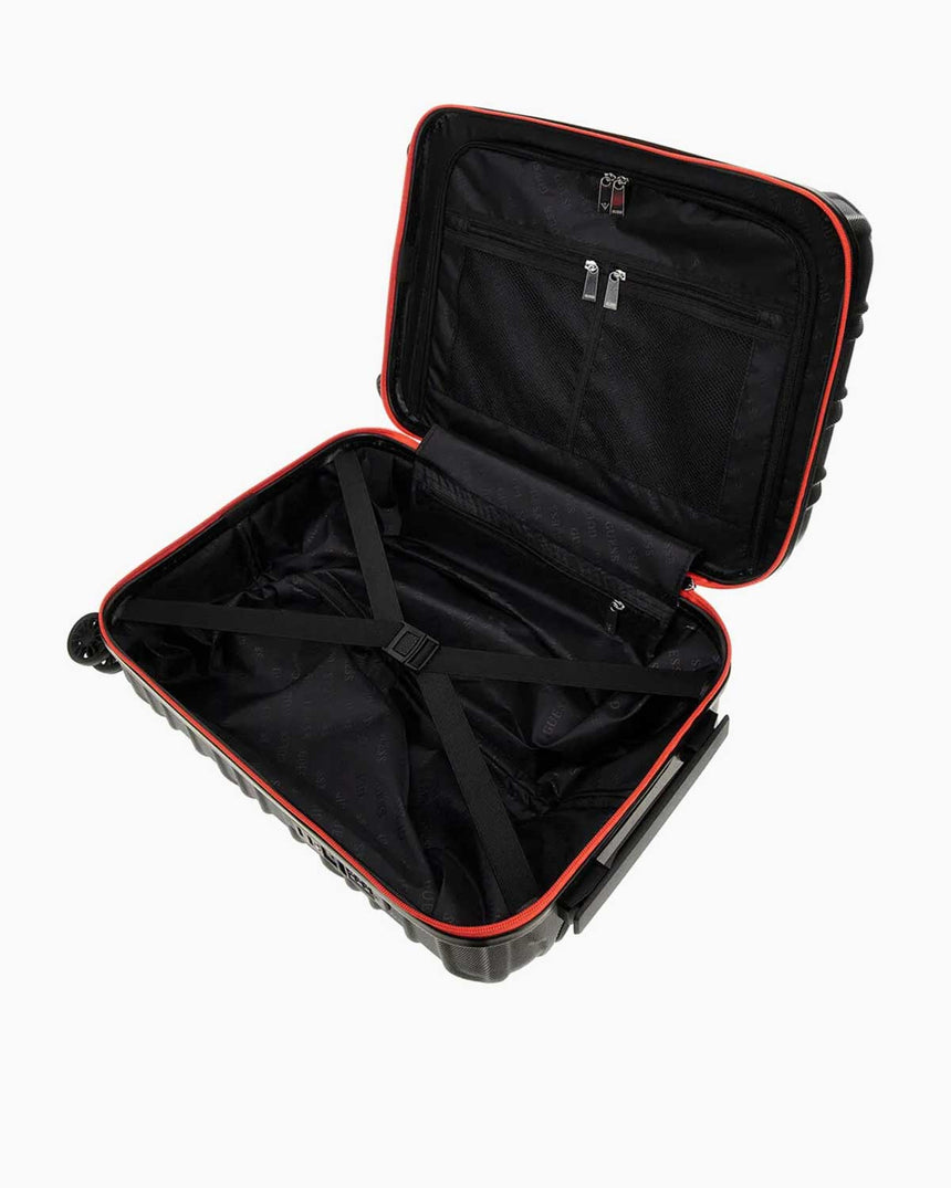 Guess Le Disko 18 In 8-Whe Travel Kabin Boy Valiz Black