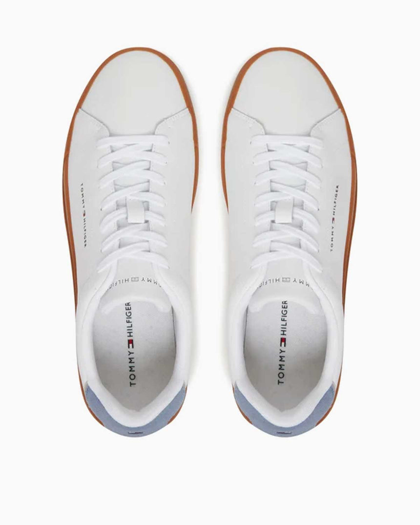 Tommy Hilfiger Court Detail Essential Sneaker White/Briskblue