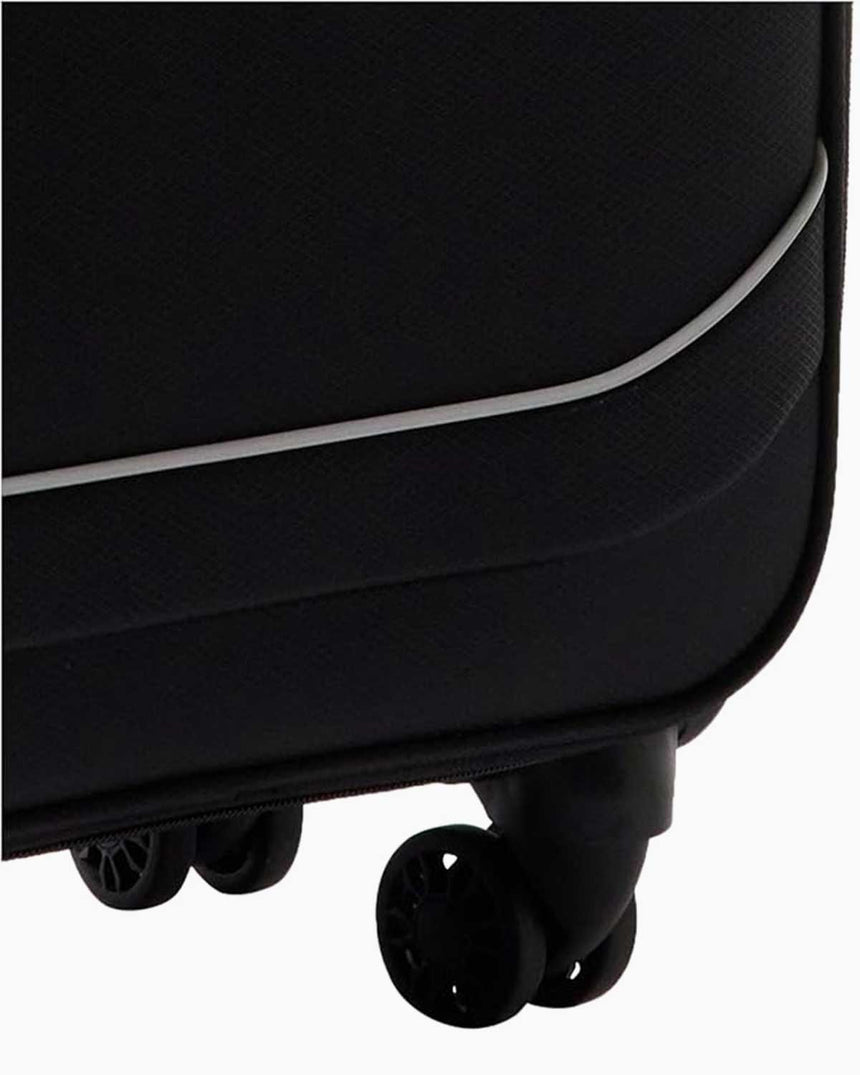 Pierre Cardin Orta Boy Kumaş Valiz Siyah