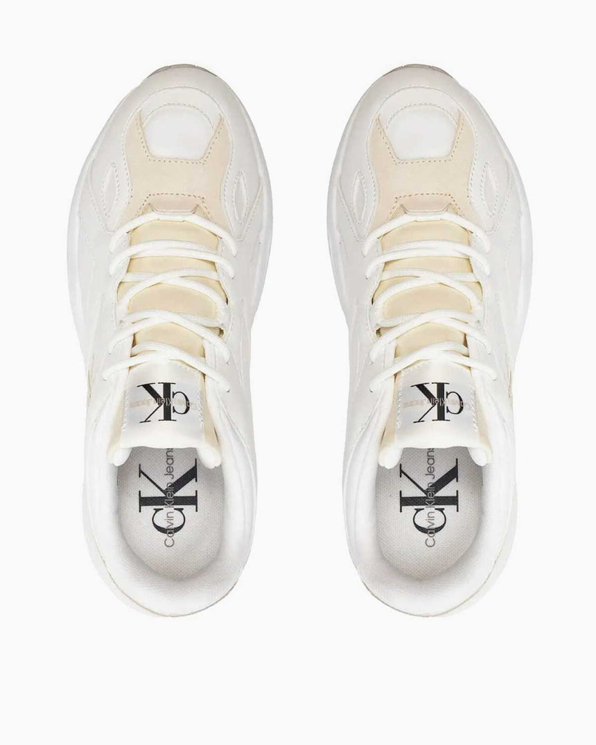 Calvin Klein Retro Tennis Low Lace Mix Kadın Sneaker Creamy White/White/Whisper Pink