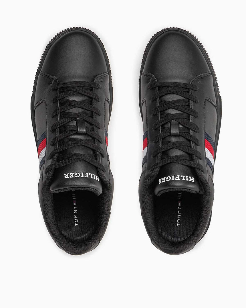 Tommy Hilfiger Supercup Stripes Low Top Sneakers Black