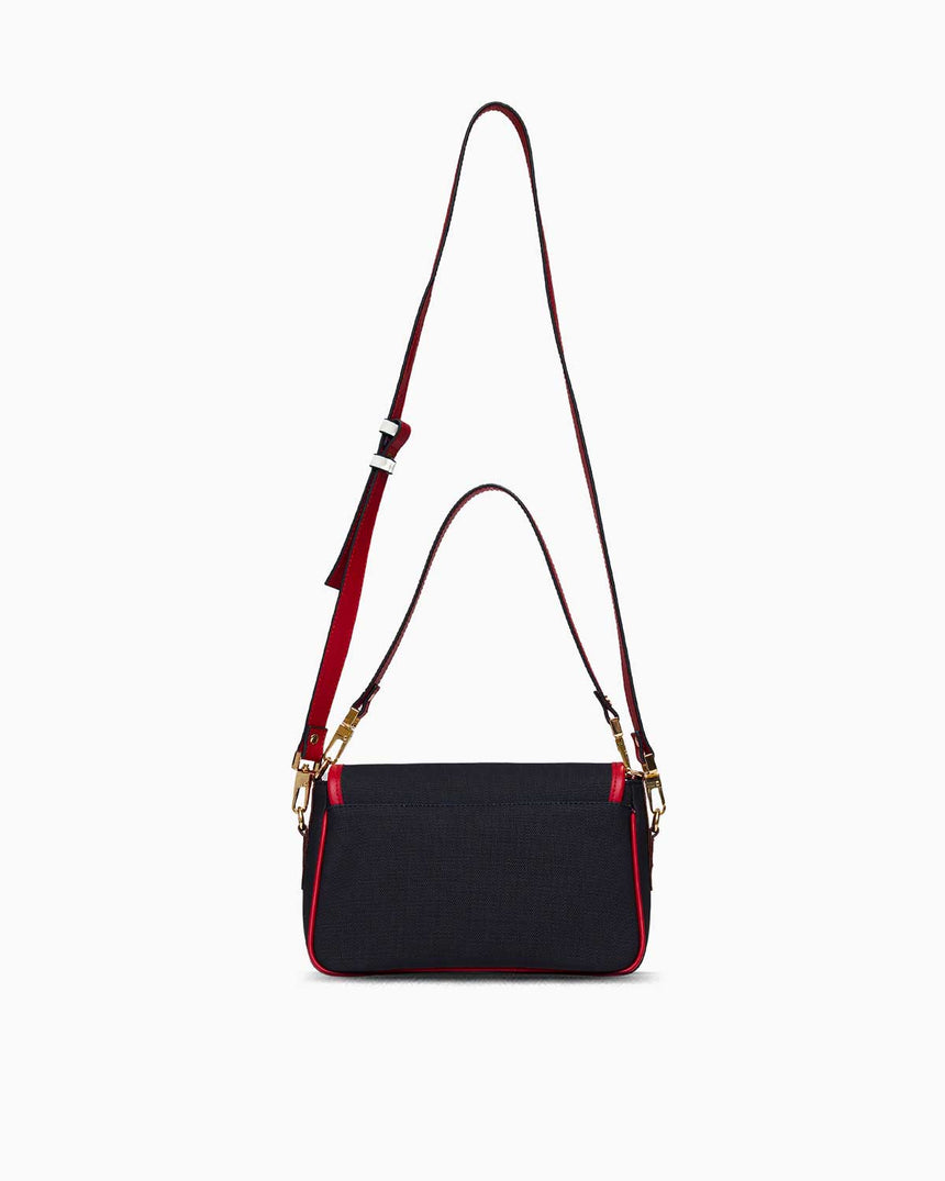 Us Polo Assn Logo Detaylı Çıkarılabilir Askılı El Çantası Lacivert - Kırmızı - Beyaz