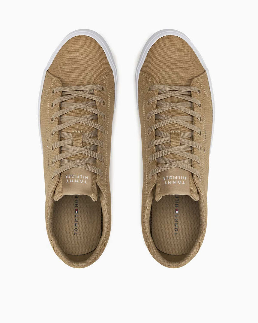 Tommy Hilfiger Low Top Canvas Ayakkabı Beige