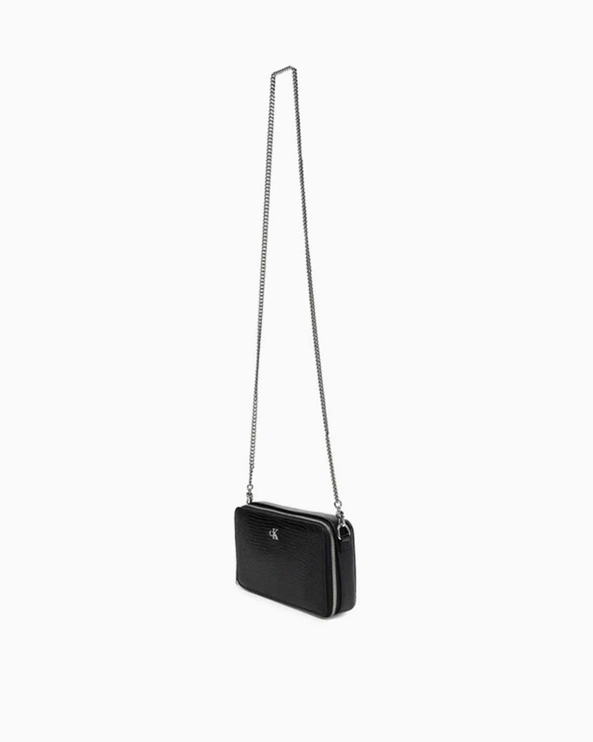 Calvin Klein Kertenkele Kabartmalı Mini Kadın Cüzdan Black