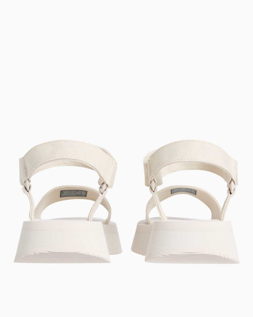 Calvin Klein Velcro Webbin Flat Terlik Triple Turtle Dove