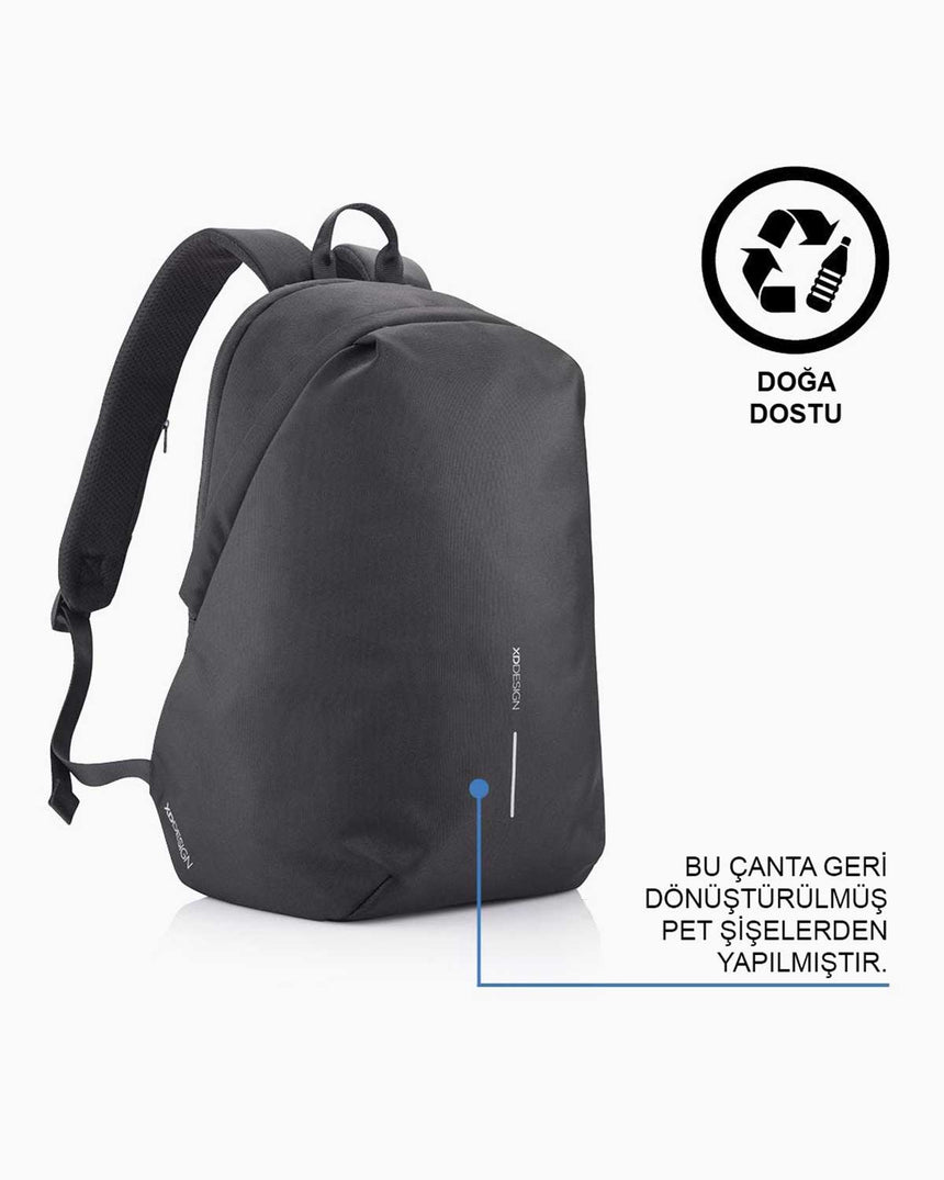 XD Design Bobby Soft Anti - Theft Sırt Çantası Black