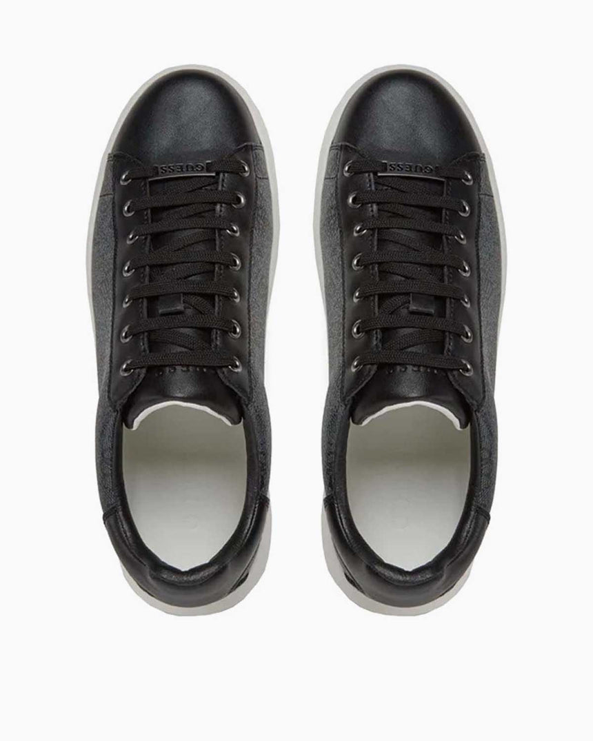 Guess Vibo Cupsole Monogram Sneakers Coal