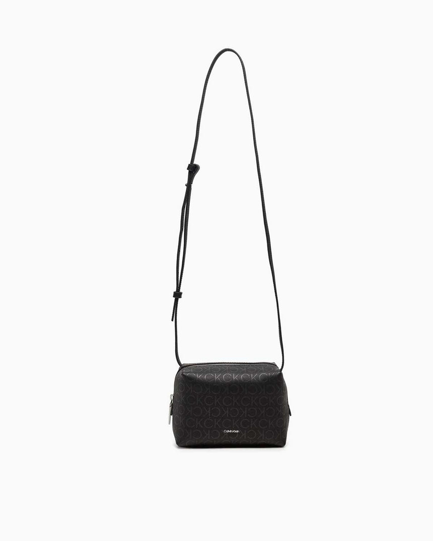 Calvin Klein Must Mini Monogram Çapraz Askılı Çanta Black Monogram