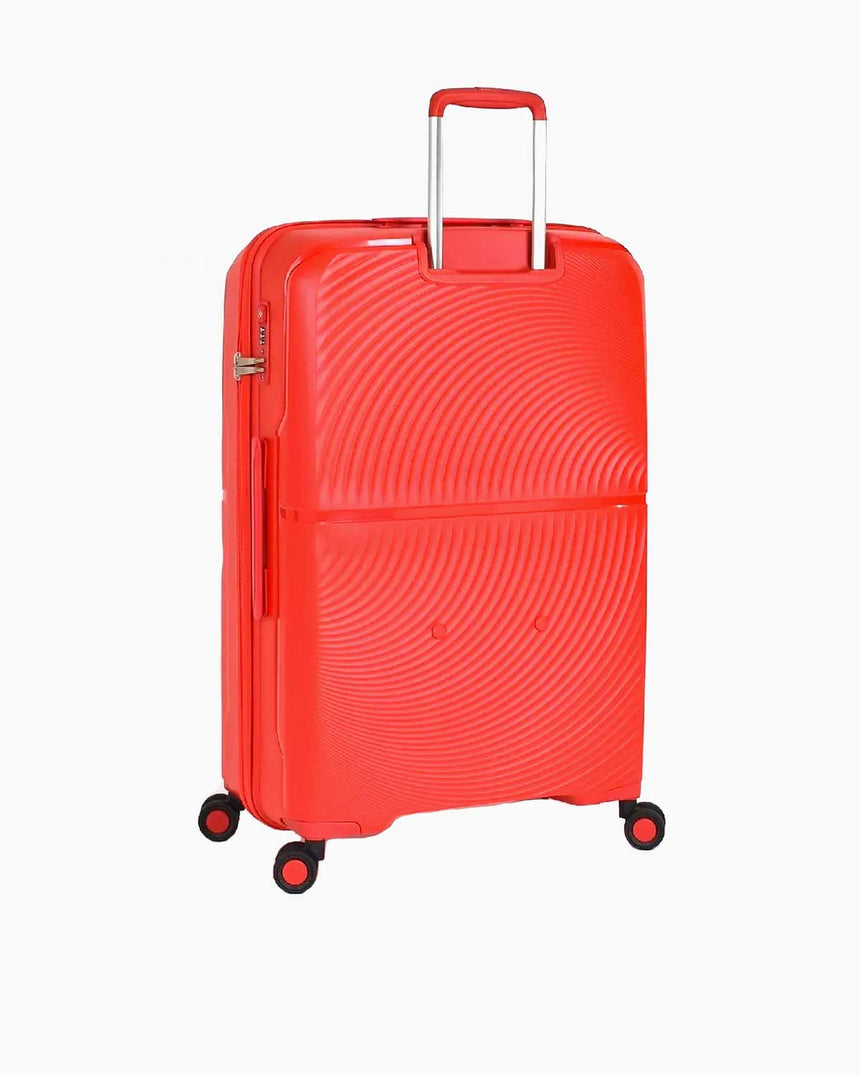 Benetton Trolley Logolu Büyük Boy Valiz Kırmızı