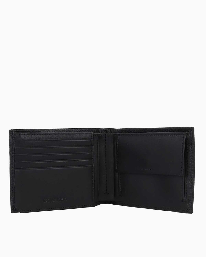 Calvin Klein Erkek Warmth Trifold 10Cc W/Coın L Kartlık - Cüzdan Black