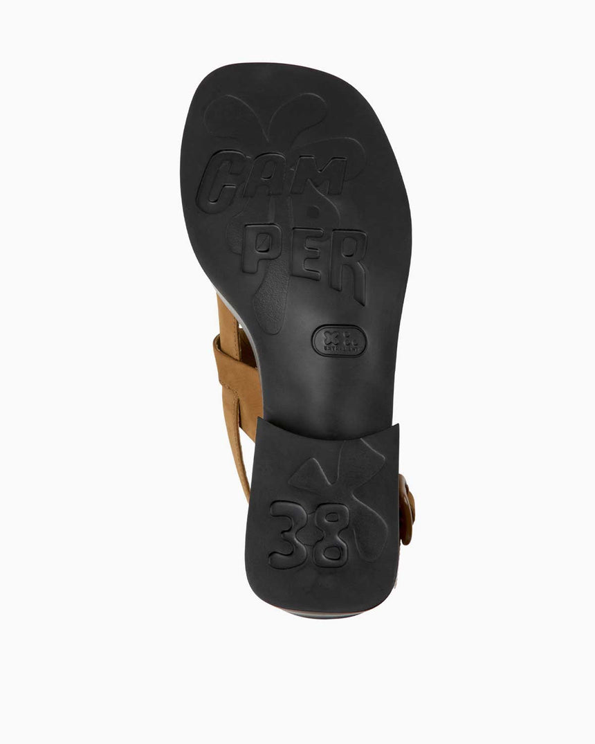 Camper Deri Sandalet Kahverengi