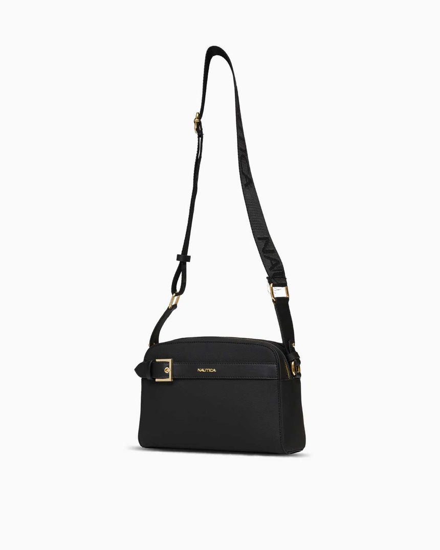 Nautica Ladies Logolu Omuz Çantası Siyah