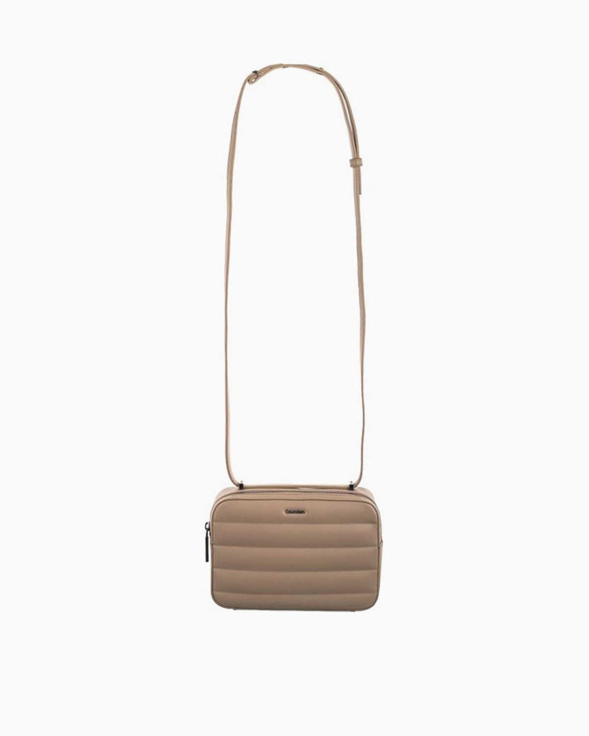 Calvin Klein Line Quilt Crossover Camera Bag Chanterelle