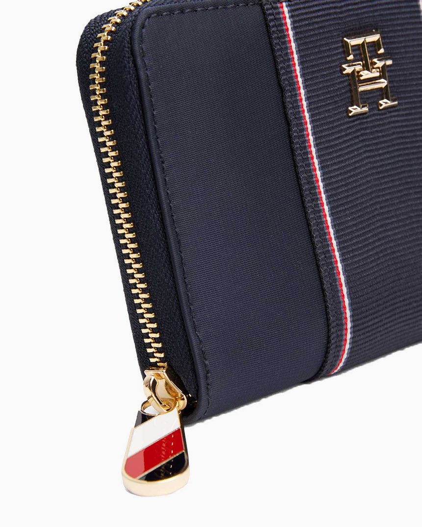 Tommy Hilfiger Poppy Medium Zip Around Wallet Cüzdan Space Blue Corp