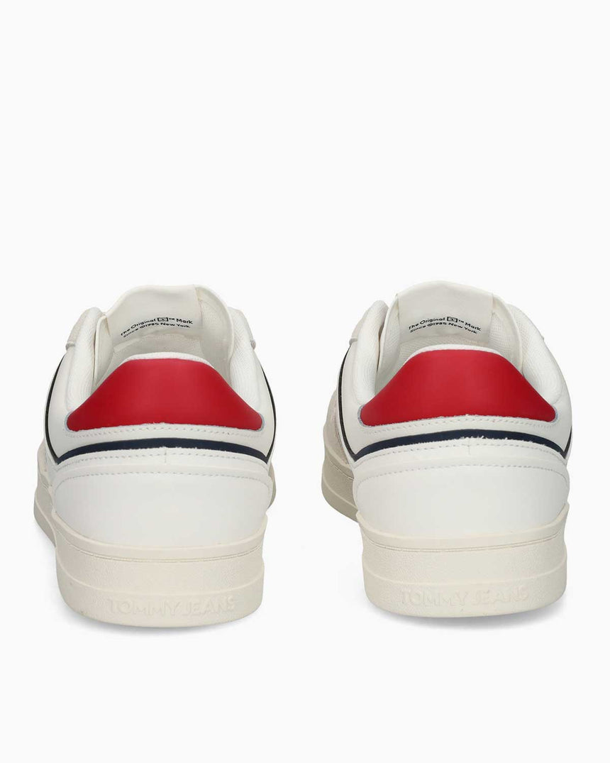 Tommy Hilfiger Leather Retro Cupsole Sneaker RWB